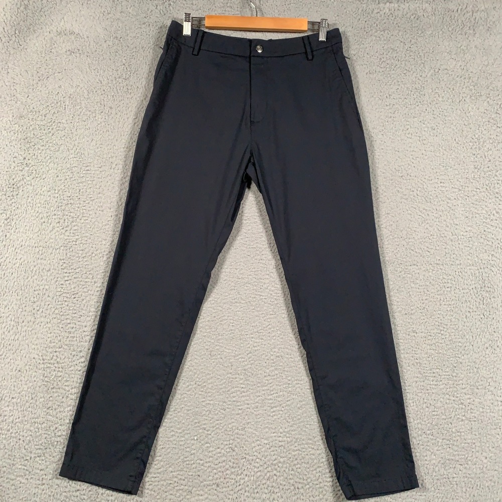 Birddogs Pants Mens 32x30 Black Chino Stretch Tapered Commuter Trouser Pockets